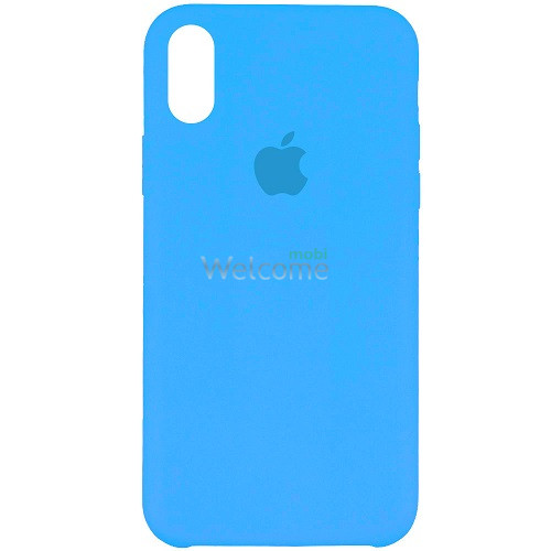 Silicone case for iPhone XS Max (16) blue