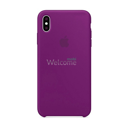 Silicone case for iPhone XS Max (43) grape
