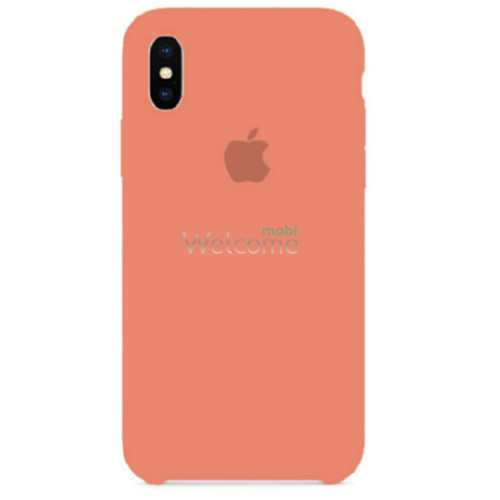 Silicone case for iPhone XS Max ( 2) apricot