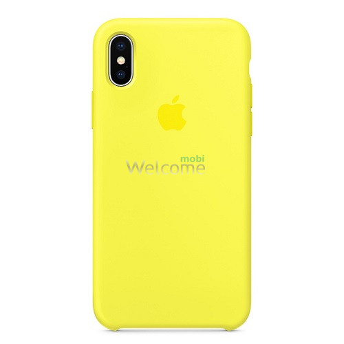 Silicone case for iPhone XS Max ( 4) yellow