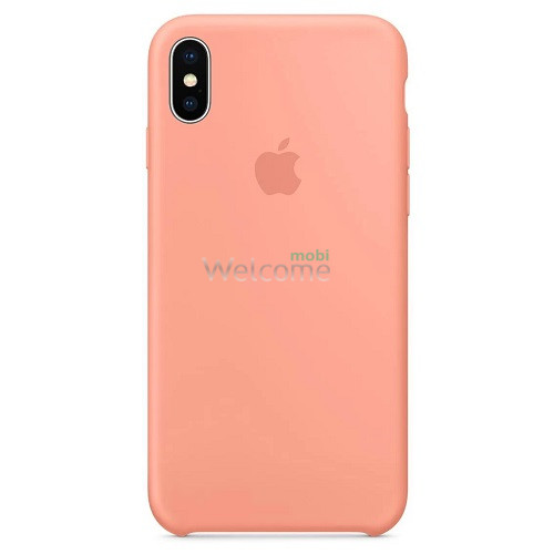Silicone case for iPhone X/XS (27) flamingo
