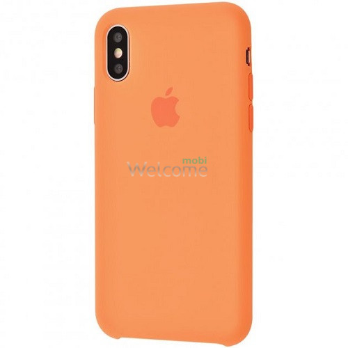 Silicone case for iPhone XS Max (49) papaya
