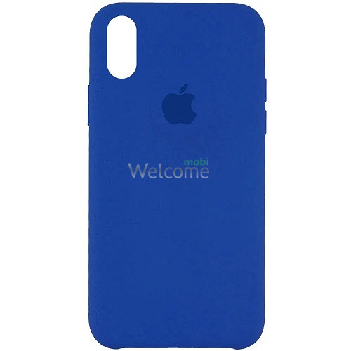 Silicone case for iPhone XS Max ( 3) royal blue