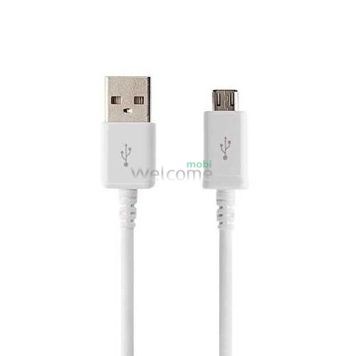 USB кабель Samsung microUSB, 2A 1м белый