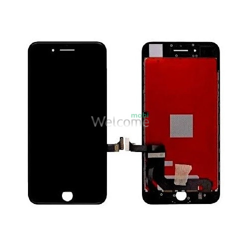 Дисплей iPhone 7 Plus в сборе с сенсором и рамкой black (оригинал) LG