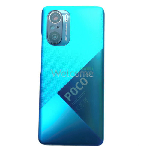 Задняя крышка Xiaomi Poco F3 Deep Ocean Blue (Original PRC)