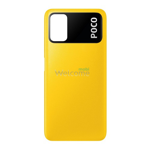 Задняя крышка Xiaomi Poco M3 Yellow