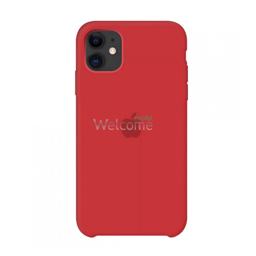 Чехол Silicone case iPhone 11 Red (Original)