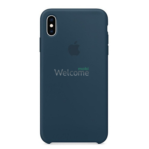 Чехол Silicone case iPhone X,XS Pacific Green (Original)