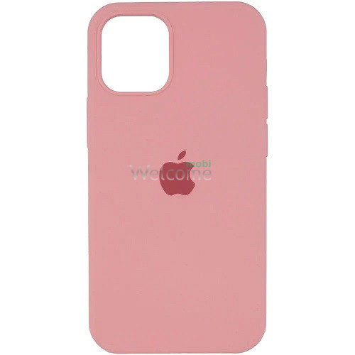 Silicone case for iPhone 13 Pro Max ( 6) light pink (закритий низ)