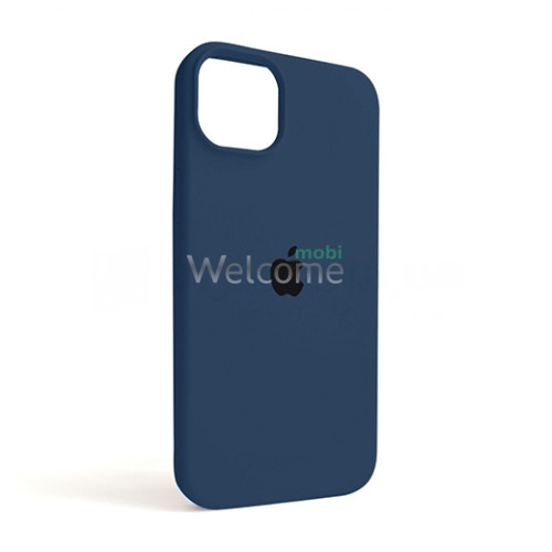 Silicone case for iPhone 13 Pro Max (36) cobalt blue (закрытый низ)