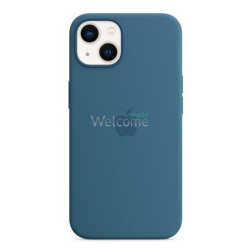Silicone case for iPhone 13 (36) cobalt blue (закрытый низ)