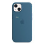 Silicone case for iPhone 13 (36) cobalt blue (закрытый низ)