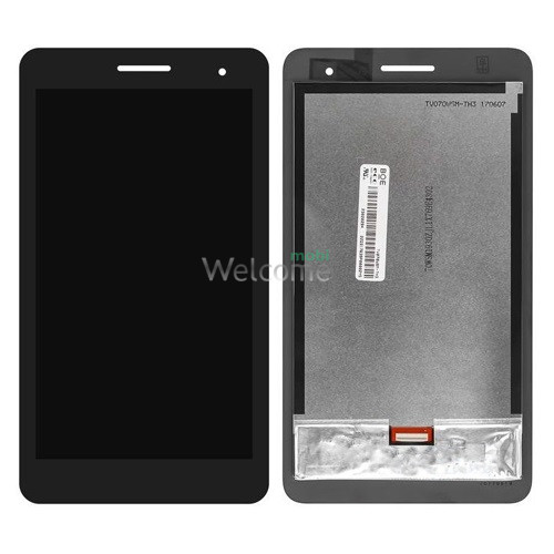 Дисплей до планшету Huawei MediaPad T1-701U (Ver 2) в зборі з сенсором black (оригінал)