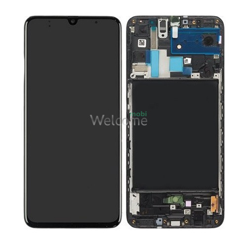 Дисплей Samsung SM-A705 Galaxy A70 (2019) в сборе с сенсором и рамкой OLED A+ (original size)