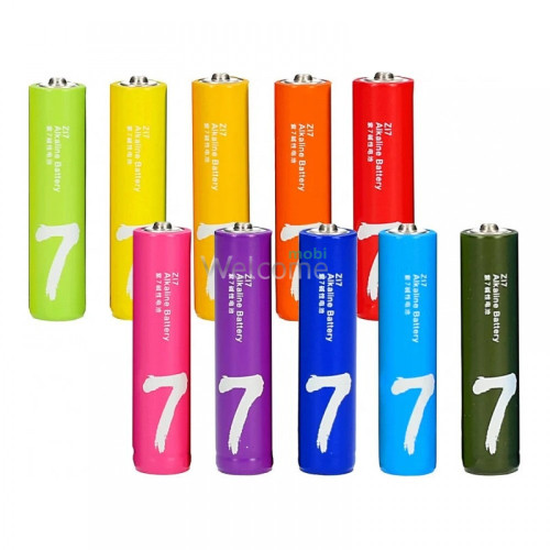 Батарейки Xiaomi Rainbow Zi7 LR3,AAA (мизинчиковые, упаковка 10шт)