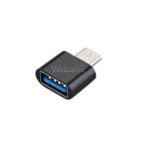 Перехідник-OTG USB 2.0 to Type-C black