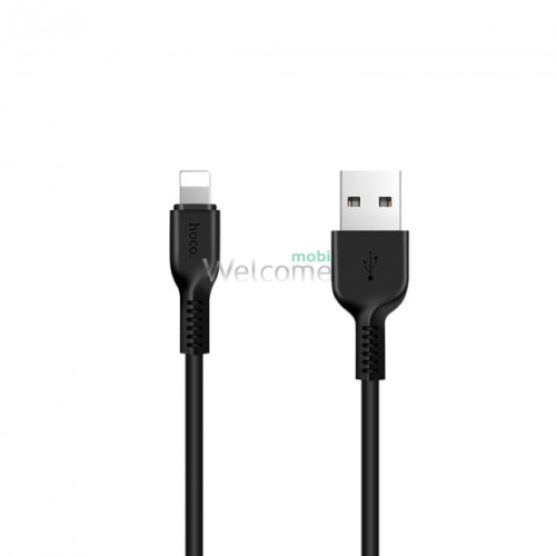 USB кабель HOCO X13 Easy Charged Lightning 2.4A 1m black