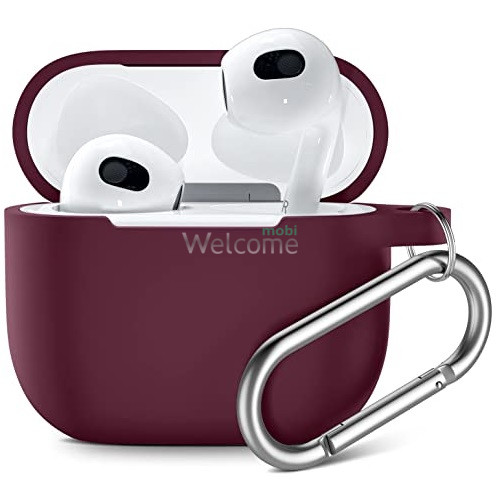 Silicone case for AirPods 3 Wine Red