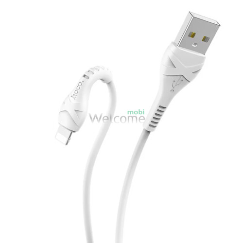 USB кабель HOCO X37 Cool Power Lightning 1m white