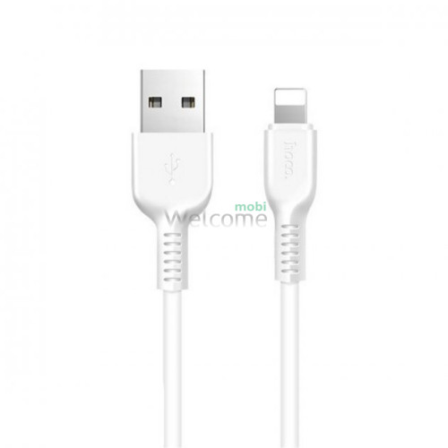 USB кабель HOCO X13 Easy Charged Lightning 2.4A 1m white