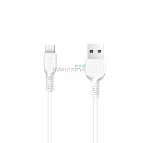 USB кабель HOCO X13 Easy Charged Type-C 3A 1m white