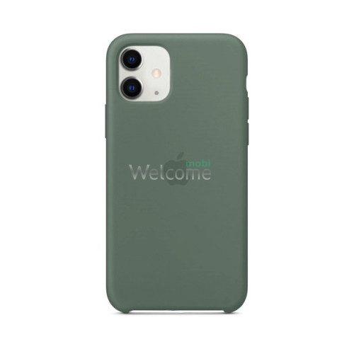 Silicone case for iPhone 11 (55) pine green