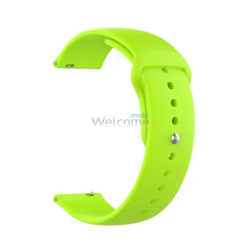 Ремінець Xiaomi Amazfit 22 мм силіконовий Apple Watch Design (11) Green