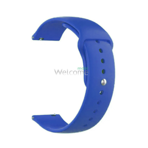 Ремешок Xiaomi Amazfit 22 мм силиконовый Apple Watch Design (12) Blue