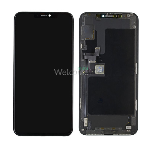 Дисплей iPhone 11 Pro Max в зборі з сенсором та рамкою black (GX Hard OLED)