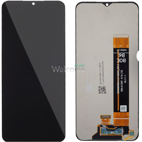 Дисплей Samsung SM-A135/M135 Galaxy A13/M13 4G (2022) в зборі з сенсором black service orig (A135F rev. 5.7)