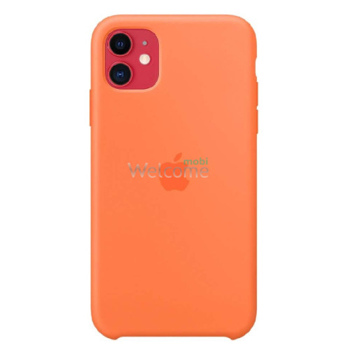Чехол Silicone case iPhone 11 Orange (Original)