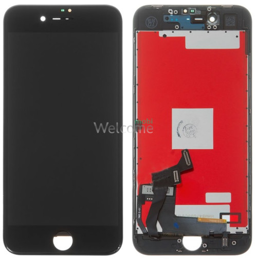 Дисплей iPhone 8/iPhone SE 2020 в зборі з сенсором та рамкою black (оригінал) LG