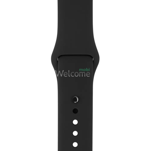 Ремешок силиконовый для Apple Watch 38,40,41 mm размер L (18) Black