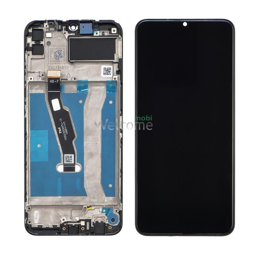 Дисплей Huawei Honor 9A 2020,Y6p в сборе с сенсором и рамкой black