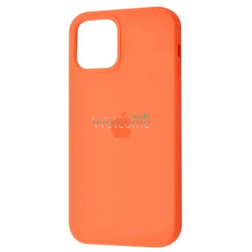 Silicone case for iPhone 13 ( 2) apricot (закрытый низ)