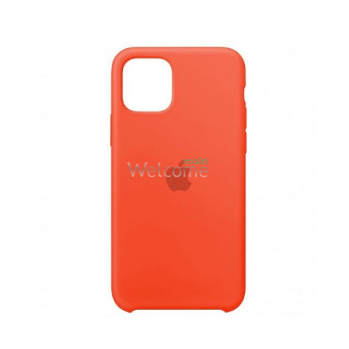 Silicone case for iPhone 12,12 Pro ( 2) apricot