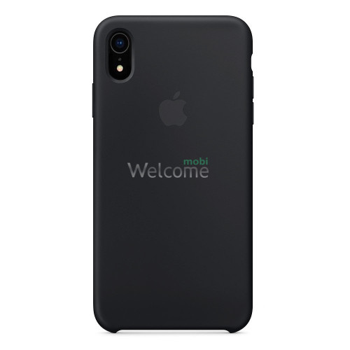 Чехол Silicone case iPhone XR Black (Original)