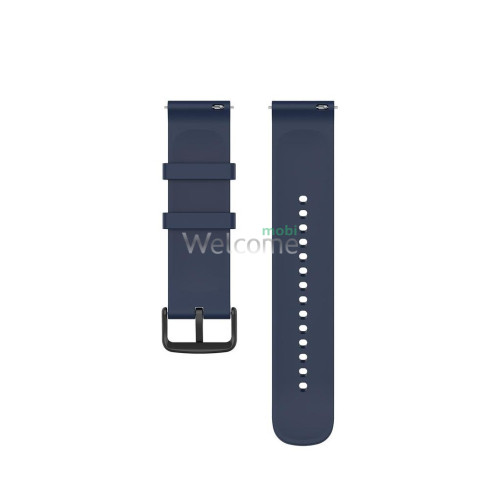 Ремінець Huawei Watch 3 22 мм силіконовий Original Design темно синій