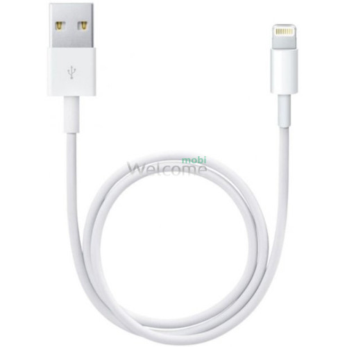 USB кабель Apple Lightning, 1м білий (Foxconn)