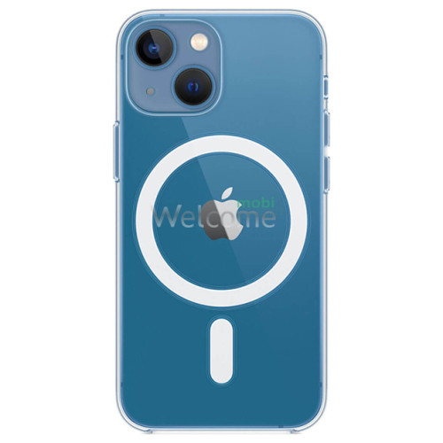 Чехол силиконовый Magsafe iPhone 13 mini (прозрачный)