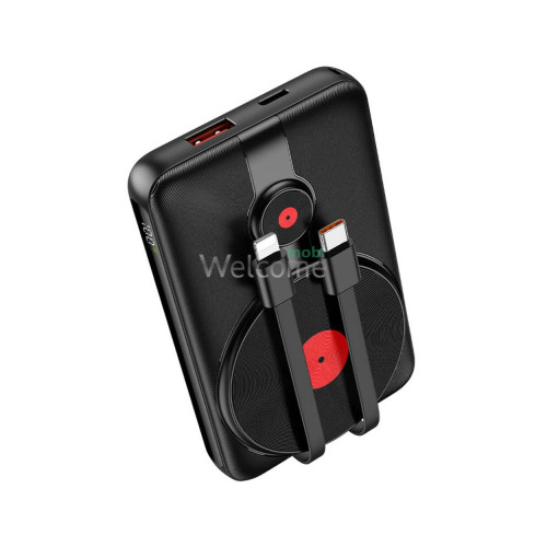 Внешний аккумулятор (power bank) Hoco J92 22.5W+PD20W QC3.0,MagSafe Wireless Charger 10000 mAh black