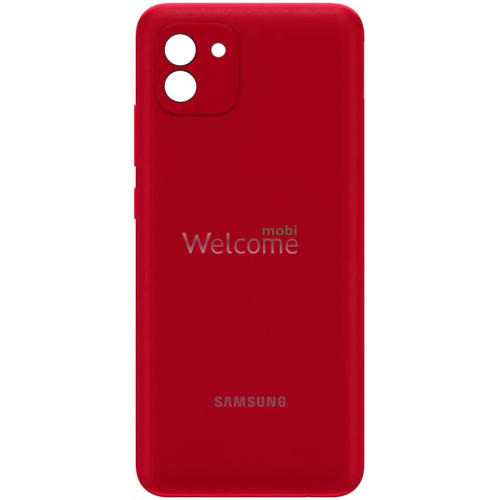 Задня кришка Samsung A035 Galaxy A03 red