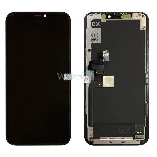 Дисплей iPhone 11 в зборі з сенсором та рамкою black (GX in-cell TFT)