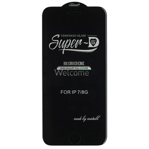 Стекло iPhone SE 2020,SE 2022 4.7 Mietubl Super-D черное 
