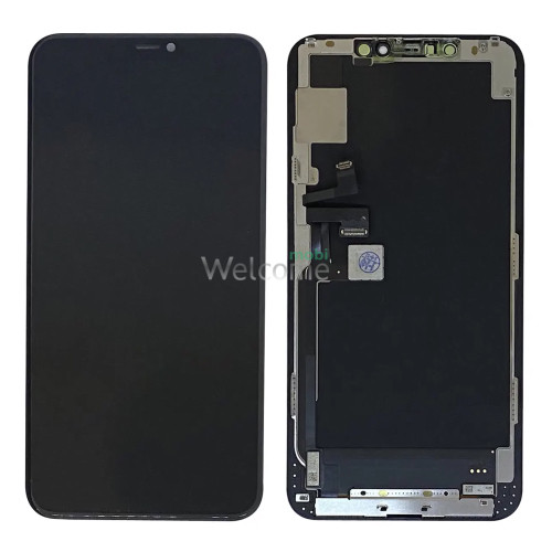 Дисплей iPhone 11 Pro Max в сборе с сенсором и рамкой black (оригинал завод)