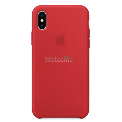 Чехол Silicone case iPhone X,XS Red (Original)