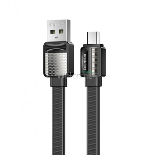 USB кабель micro Remax Platinum Pro RC-154m, 2.4A 1m black