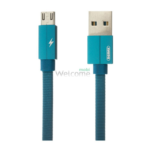 USB кабель micro Remax Kerolla RC-094m, 2.4A 1m blue