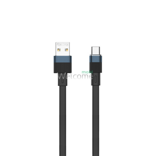 USB кабель Type-C Remax Flushing Series Elastic Aluminum RC-C001 A-C, 2.4A 1m black